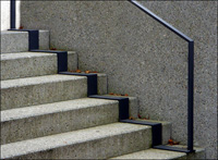 Betontreppe mit Handlauf in Wasserburg